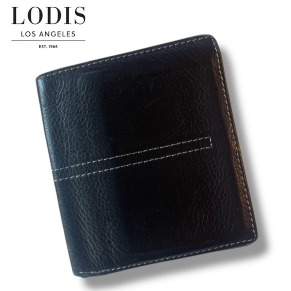Lodis Black Leather Wallet